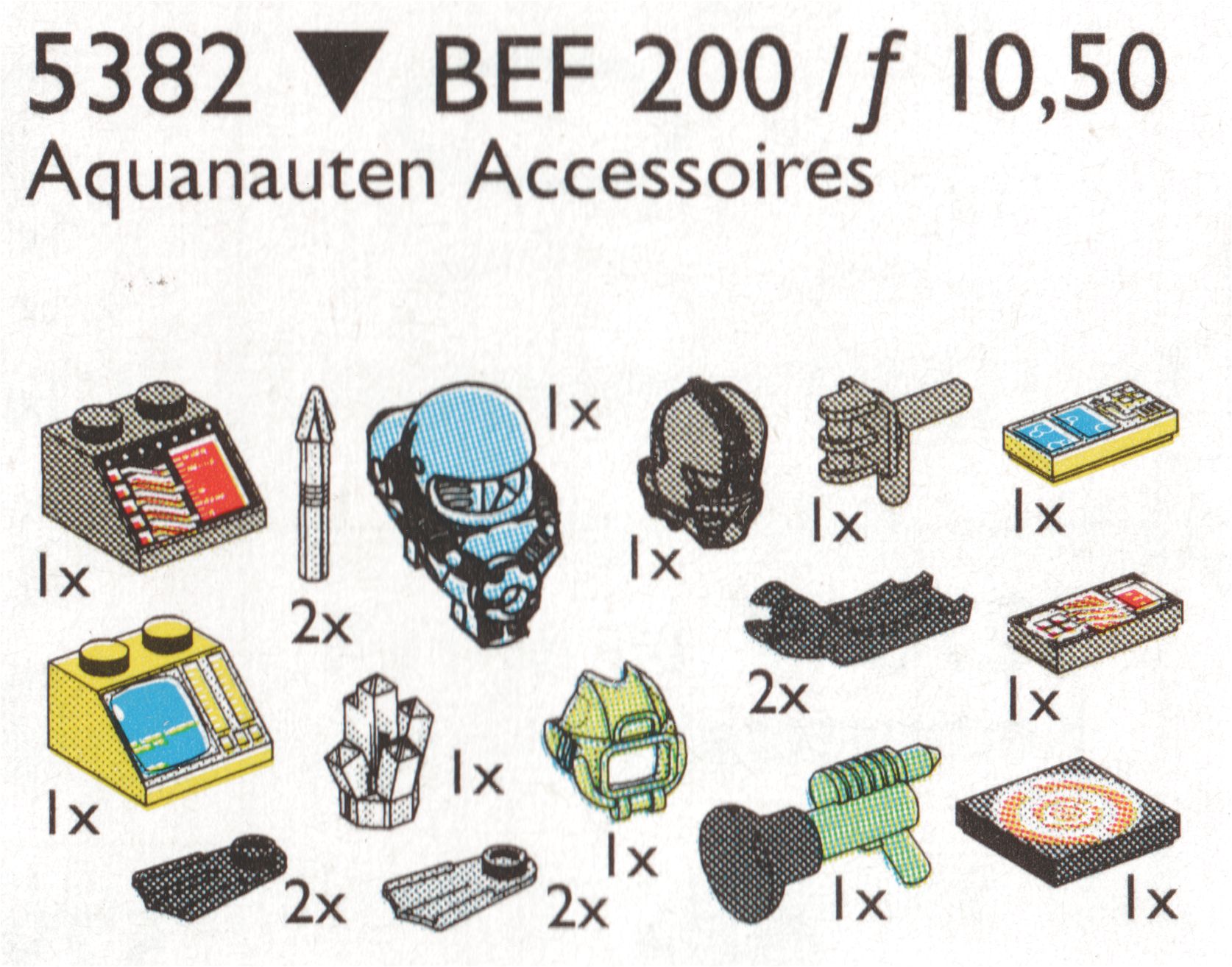 Lego Aquazone Accessories