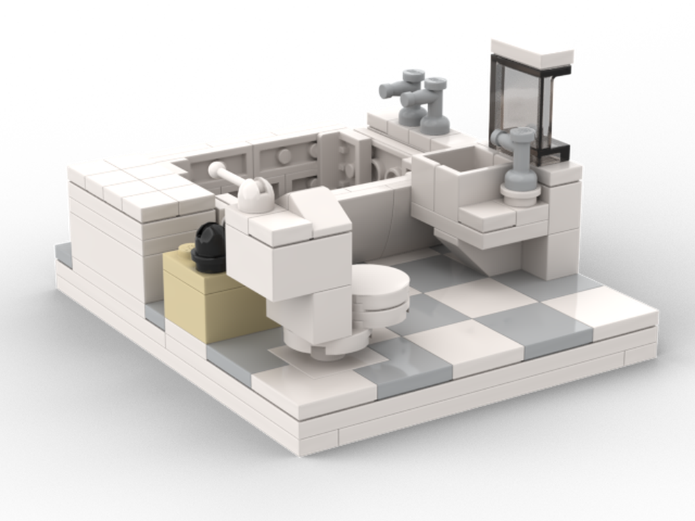 Lego Bathroom for Modular House
