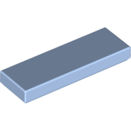 Lego Tile 1 x 3 / Bright Light Blue