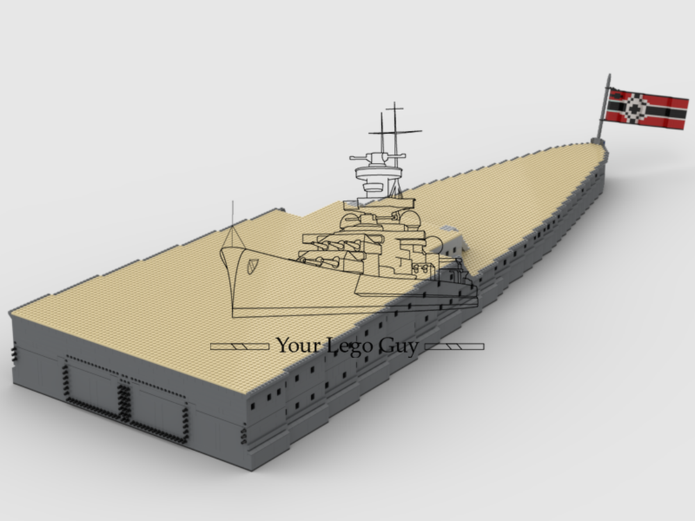 Lego Admiral Graf Spee (Stern)