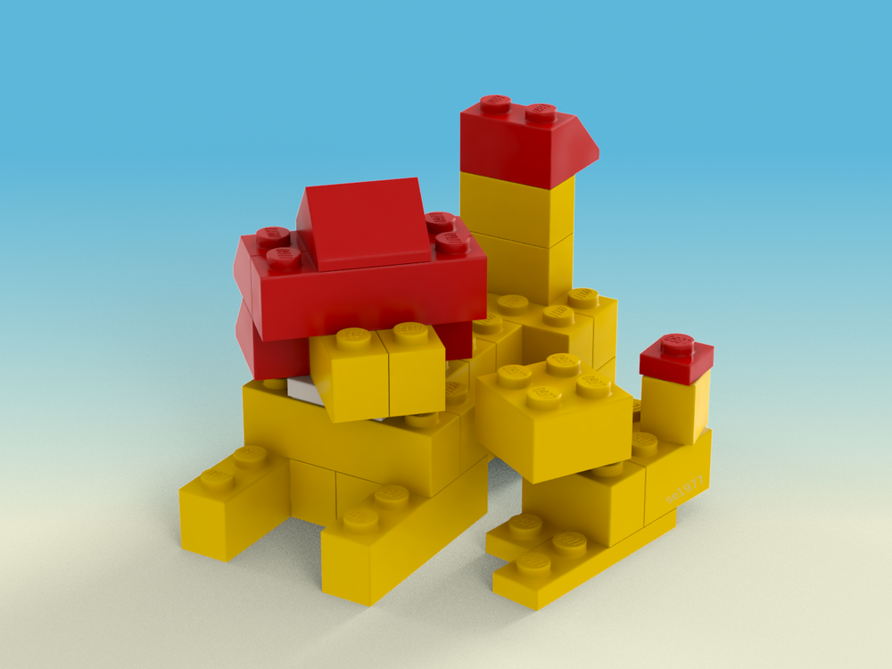 Lego 6365 Lion with cub