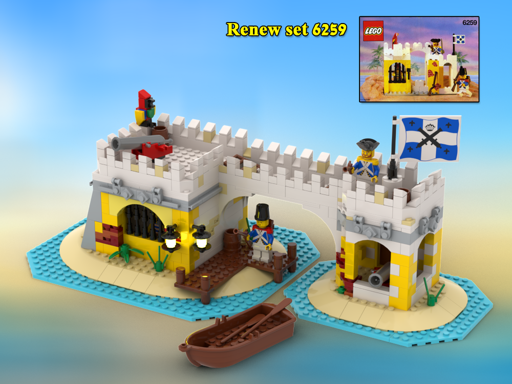 Lego Broadside's Brig Renew set 6259 #2