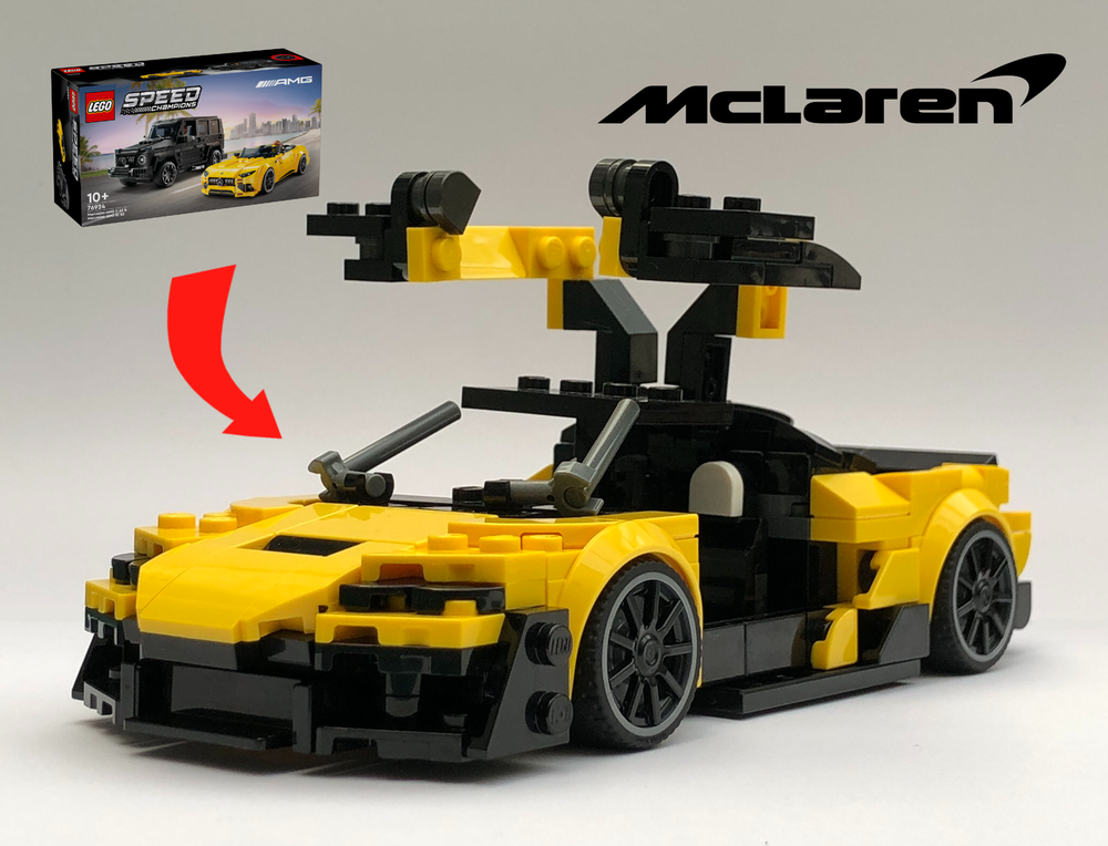 Lego 76924 McLaren W1 (Working Gull-Wing doors and spoiler)