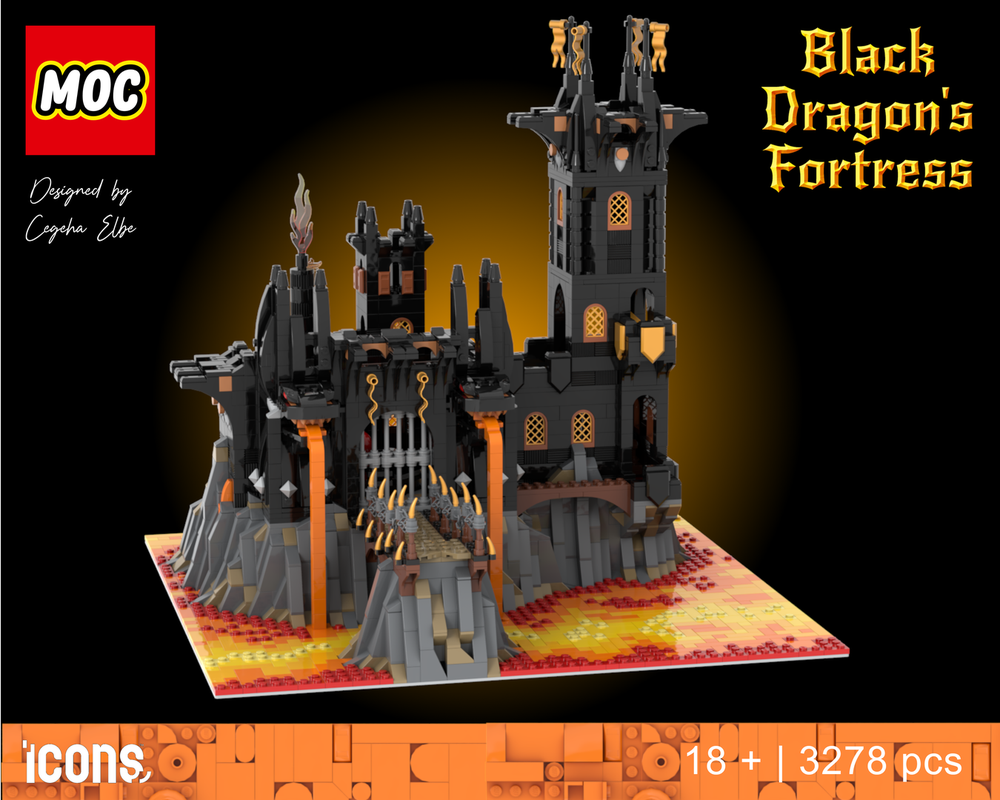 Lego Black Dragon's Fortress