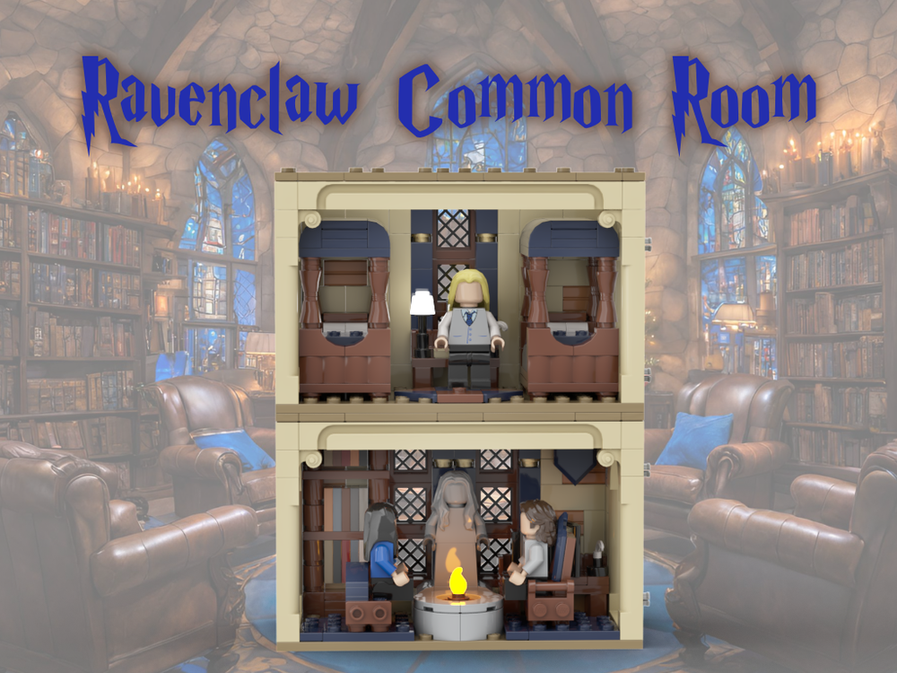 Lego Ravencl*w Common Room Set (Modular)
