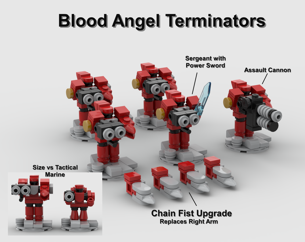 Lego Blood Angels Terminators