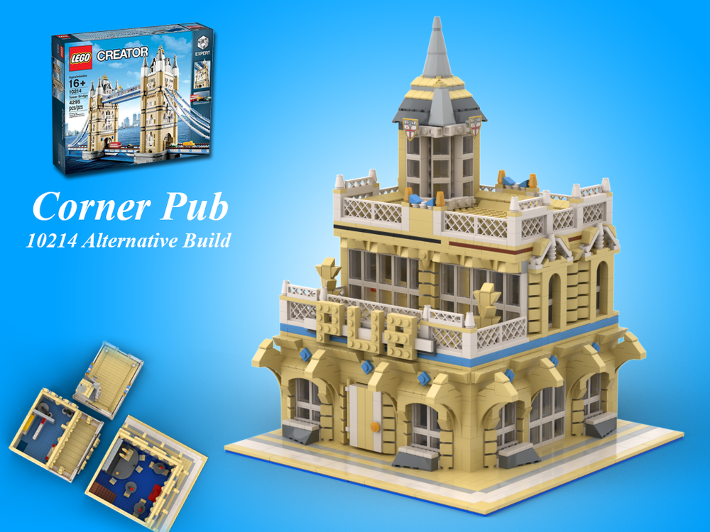 Lego 10214 Corner PUB Alternative Build