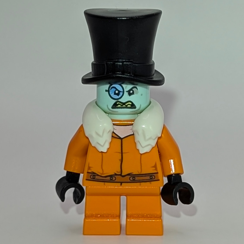 Lego The Penguin in Prison Clothes