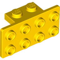 Lego Bracket 1 x 2 - 2 x 4 / Yellow