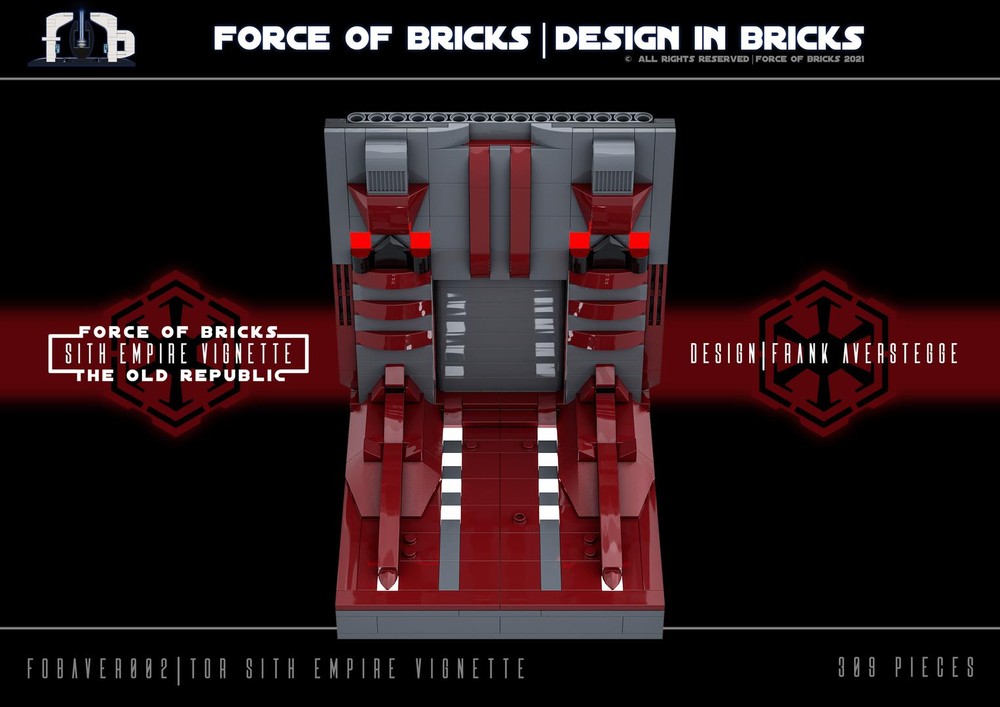 Lego TOR Sith Empire Vignette (fobaver002) | Force of Bricks & Averstegge
