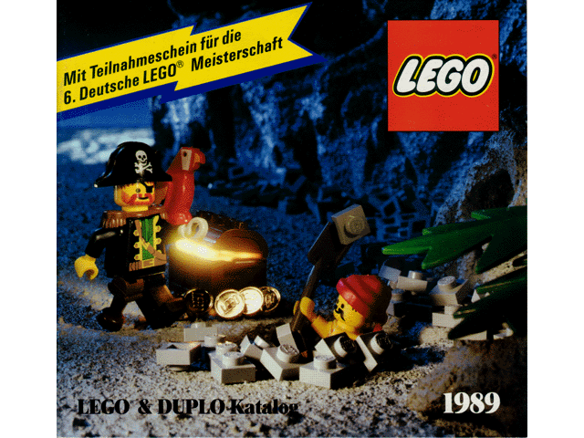 Lego 1989 Large German (Mit Teilnahmeschein für die 6. Deutsche LEGO Meisterschaft - 921159-D)