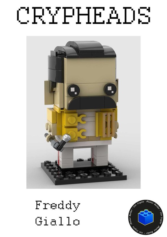 Lego Freddie Mercury - Yellow Jacket