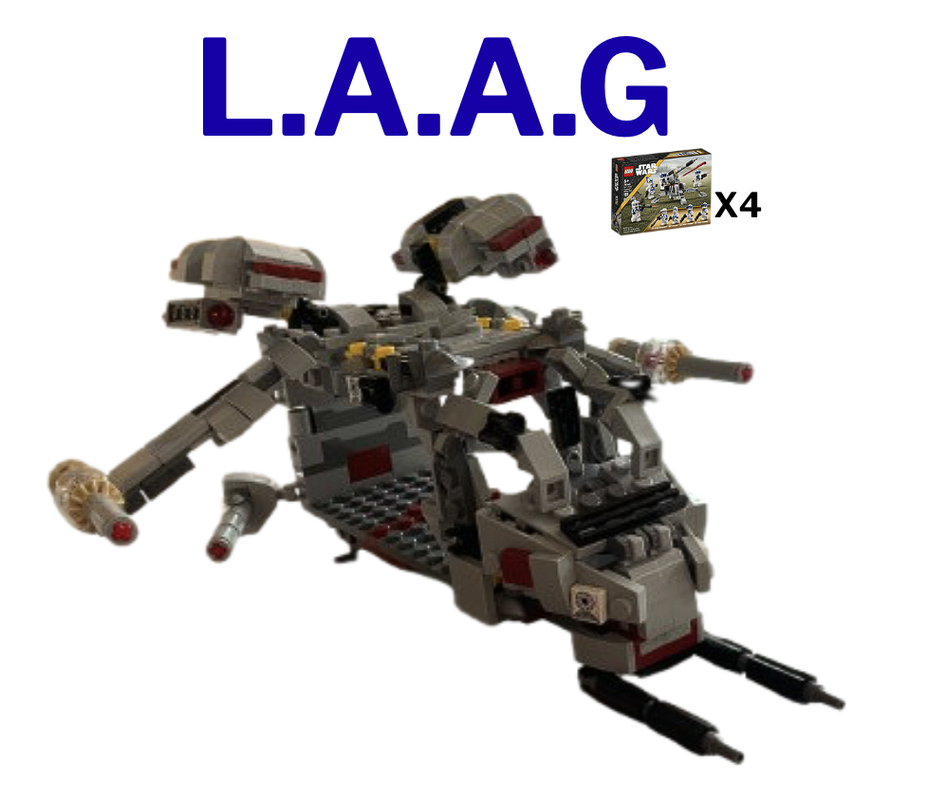 Lego Low Altitude Assault Gunship (75345 x4 alt build)