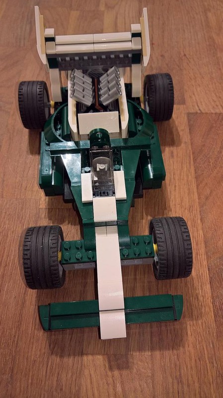 Lego F1 inspired alternate 10242 Mini Cooper