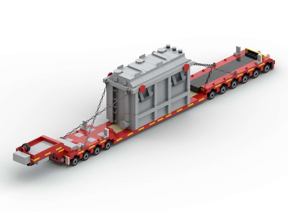 Lego 10 Axles Low Loader Trailer