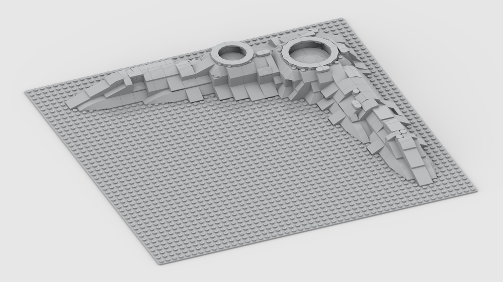 Lego Classic Space - Crater Plate
