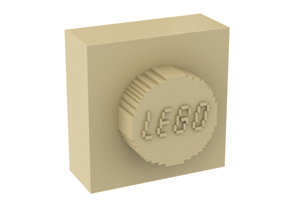 Lego 1x1 LEGO Plate in scale 60/1