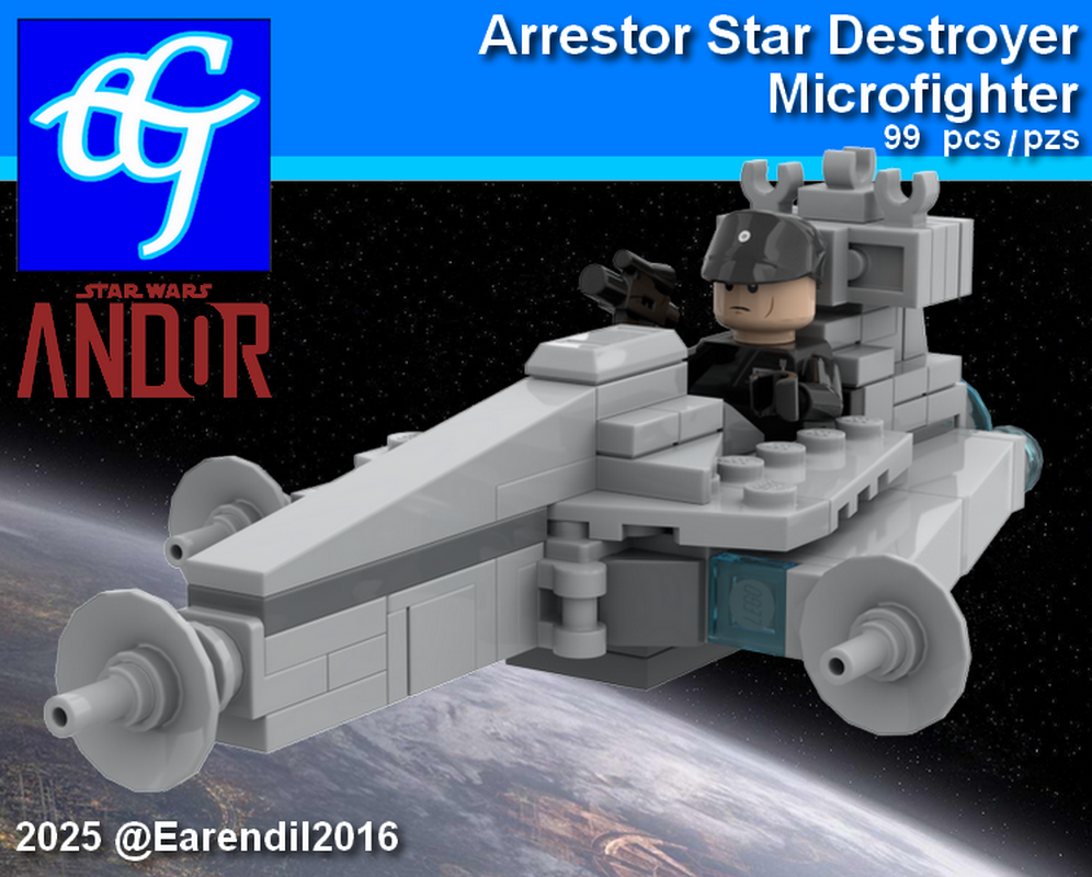 Lego Arrestor Star Destroyer Microfighter