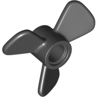 Lego Propeller 3 Blade 3 Diameter with Pin Hole / Black