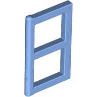 Lego Window 1 x 2 x 3 Pane / Medium Blue