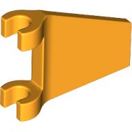 Lego Flag 2 x 2 Trapezoid with Flared Area between Clips / Bright Light Orange