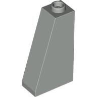 Lego Brick Sloped 75° 2 x 1 x 3 with Open Stud / Light Gray