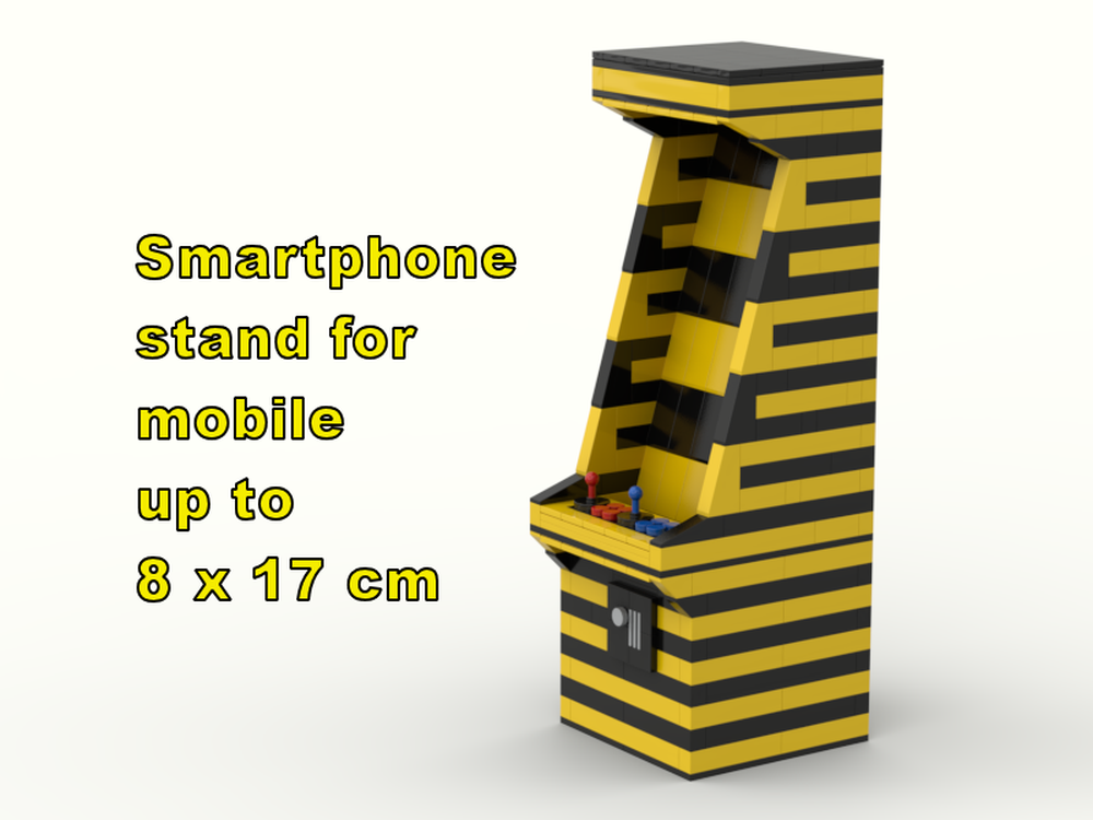 Lego Arcade Smartphone Stand / Cellphone Mobile Handy Stand / Ständer Halter BVB Borussia Dortmund