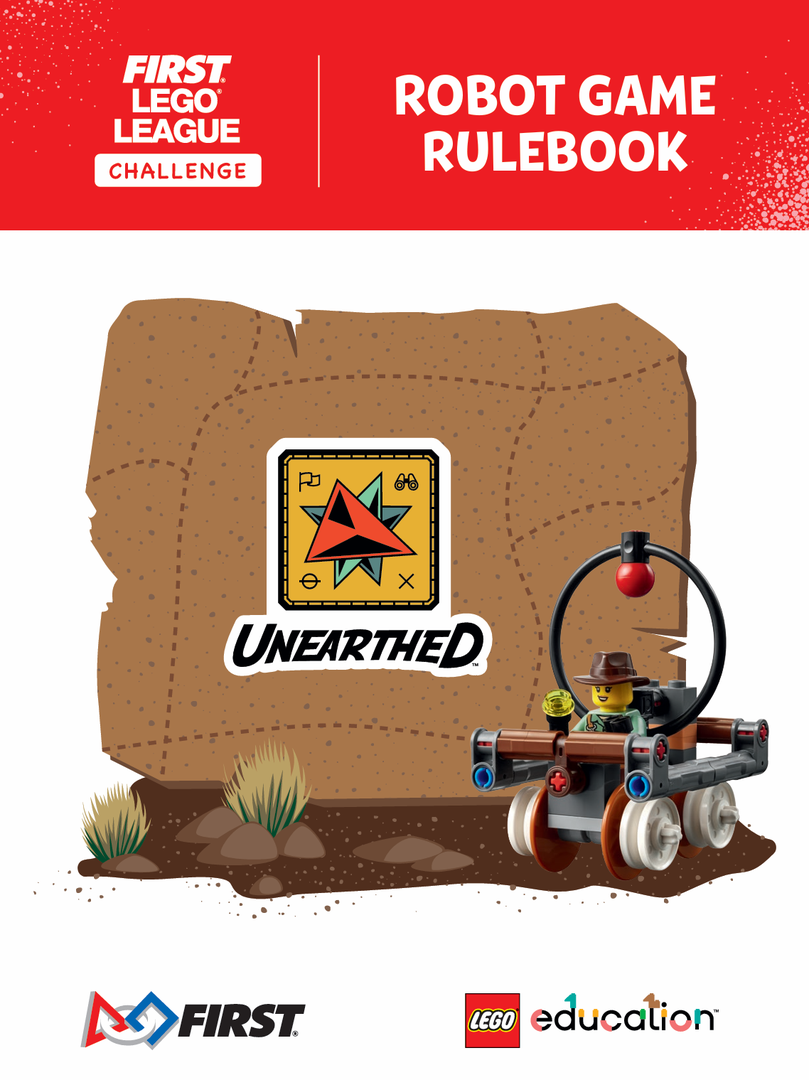 Lego UNEARTHED Robot Game Rulebook (FLL Challenge)
