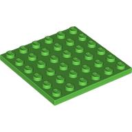 Lego Plate 6 x 6 / Bright Green