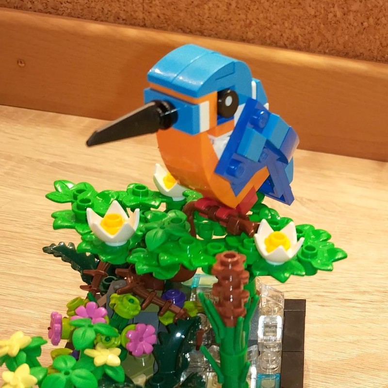 Lego Kingfisher at the River