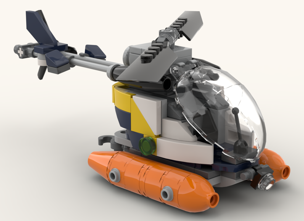 Lego Tiny Pontoon Helicopter