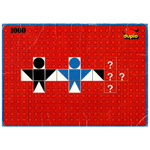 Lego Mosaic Card, Set 1000-1 - Card 9