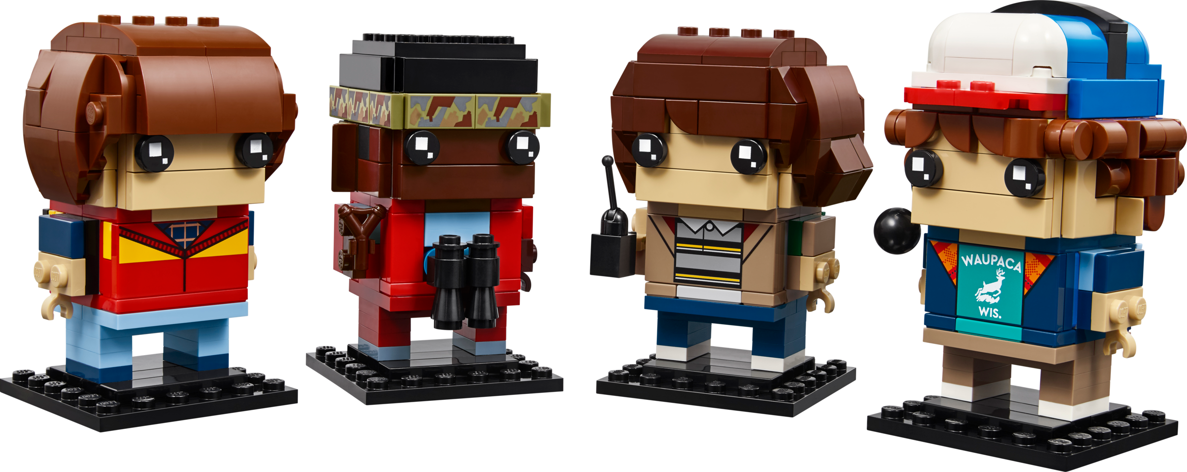 Lego Mike, Dustin, Lucas and Will Figures