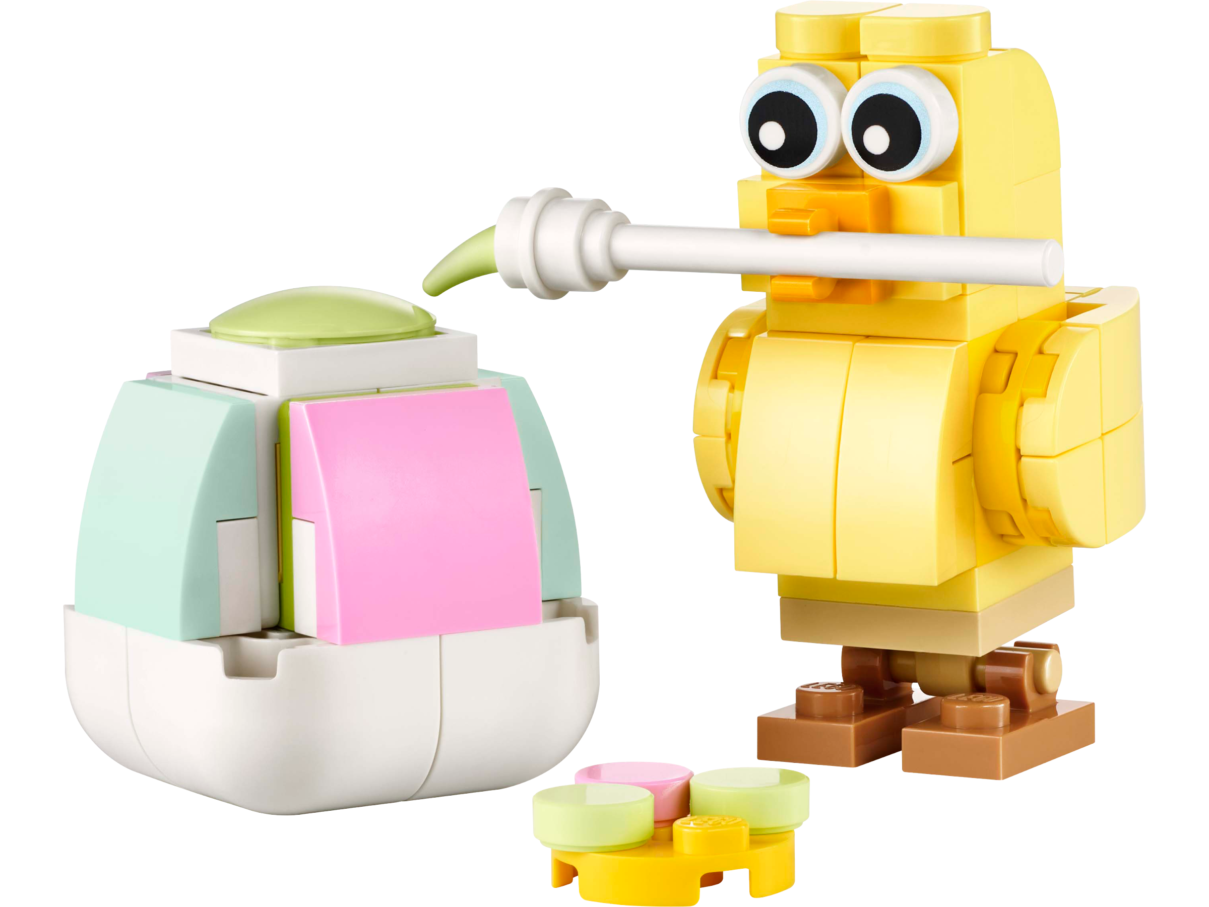 Lego Easter Egg Chick Painting Fun