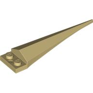 Lego Plate Special 1 x 2 with Angular Extension and Flexible Tan Tip