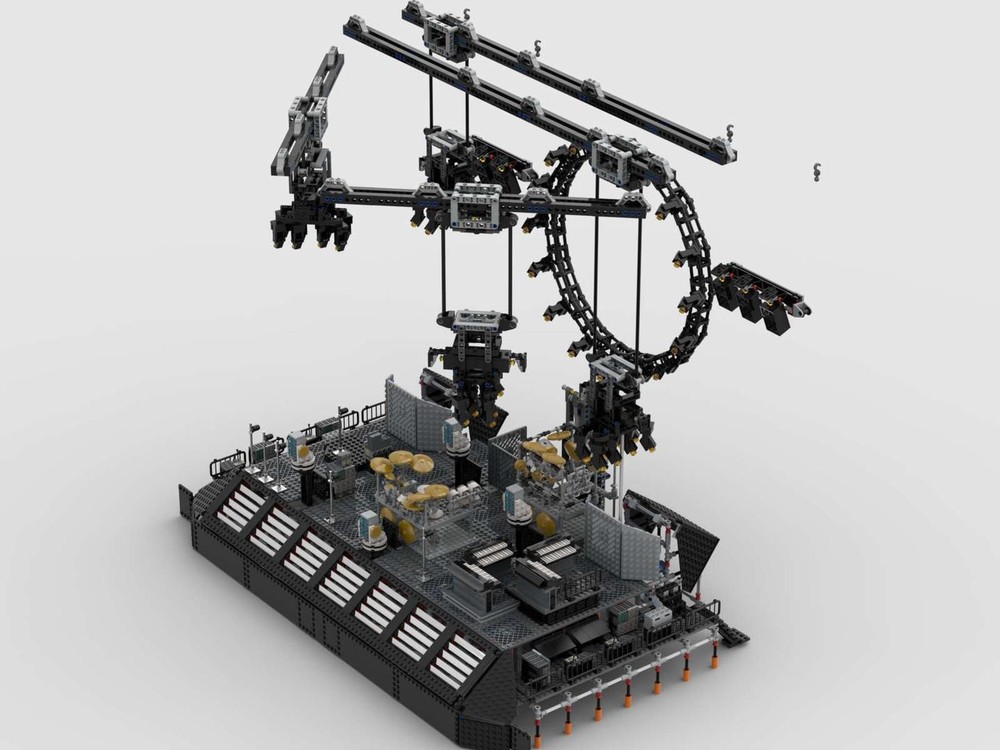 Lego Concert Stage Pink Floyd 1988