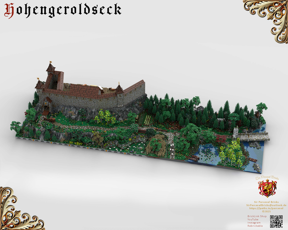 Lego Castle Hohengeroldseck Bundle (Castle Part 1 & Landscape Expansion 1)