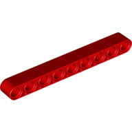 Lego Technic Beam 1 x 9 Thick / Red