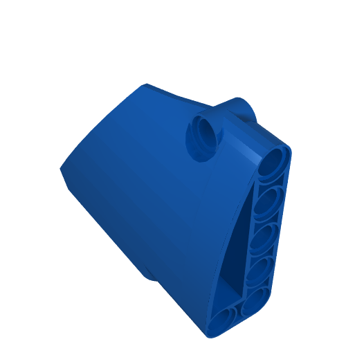 Lego Technic Panel Fairing #14 Large Short Smooth, Side B / Blue