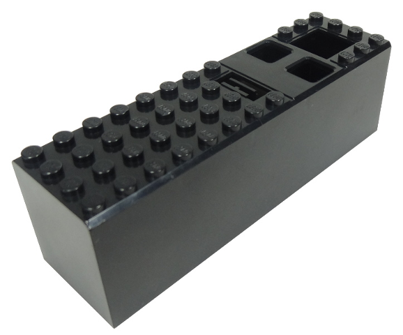 Lego Electric 9V Battery Box 4 x 14 x 4 Cover / Black