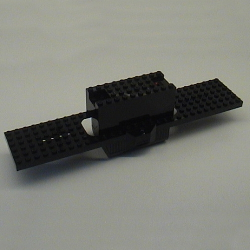 Lego Battery Box / IR Receiver, Train Baseplate 9V RC Train 6 x 30 [Complete Assembly] / Black
