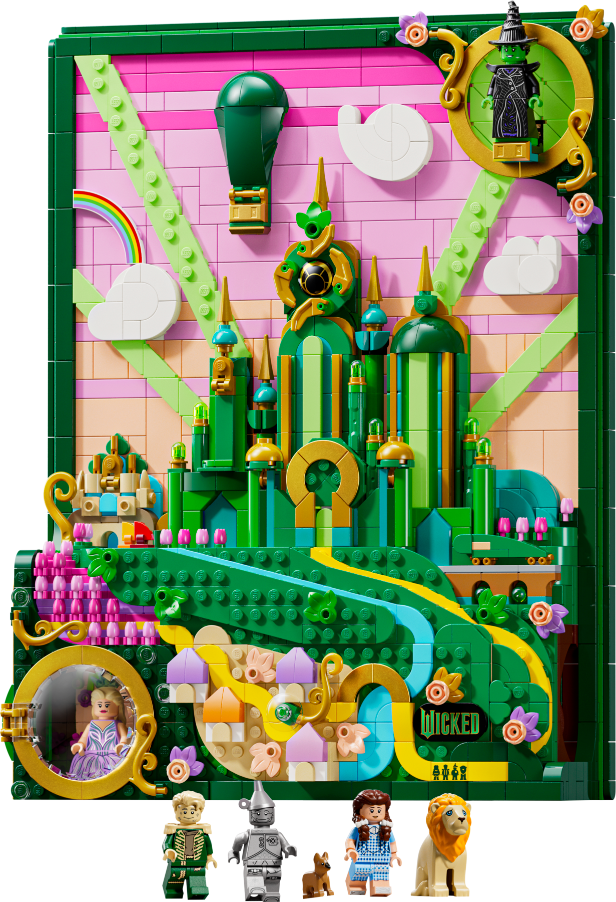 Lego Emerald City Wall Art