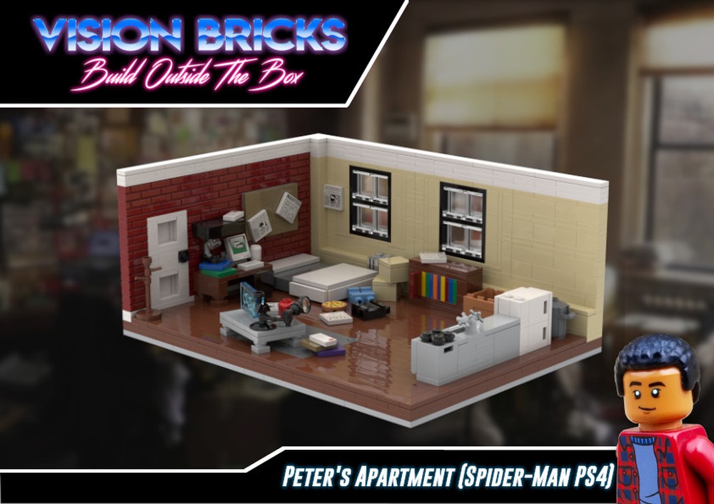 Lego Peter Parker's Apartment (Spider-Man PS4)