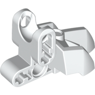 Lego Large Figure Foot, with Ball Socket 3 x 5 x 2 / White