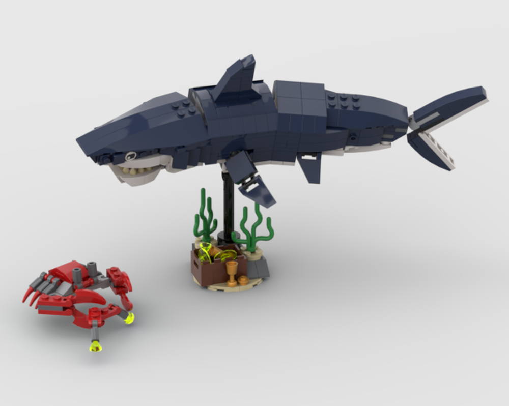Lego 31088x2+31160 fierce shark