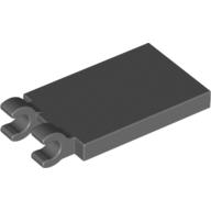 Lego Tile Special 2 x 3 with 2 Clips [Thick Open O Clips]