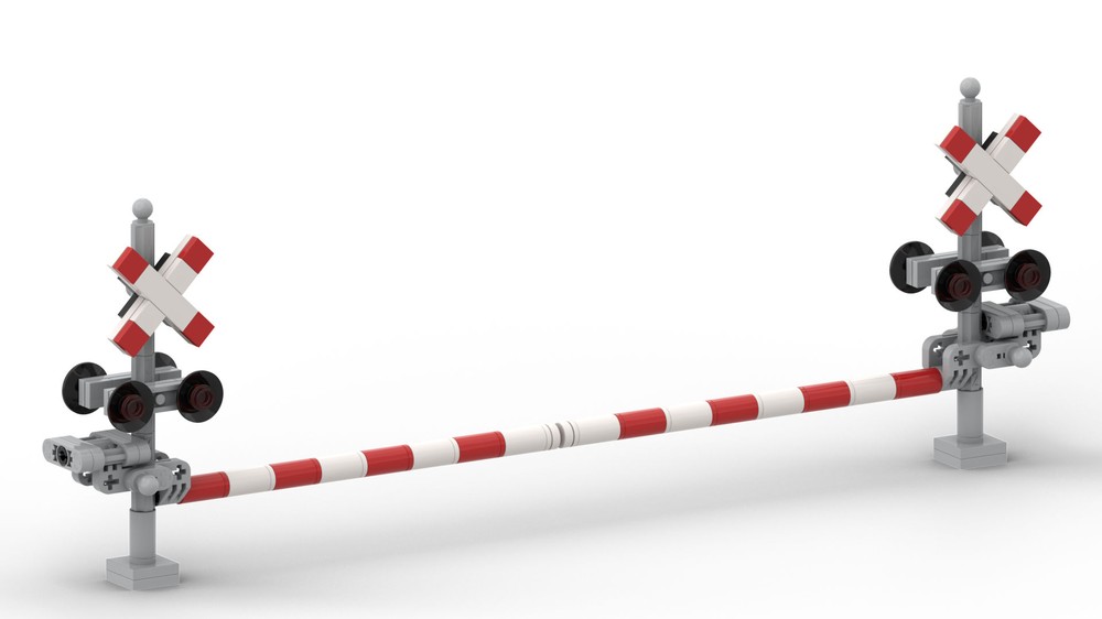 Lego Railroad Crossing Signals - Signaux de croisement de chemin de fer -- MOC