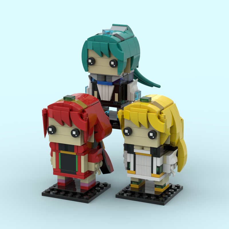 Lego Three Aegis Blades Brickheadz - Xenoblade Chronicles 2
