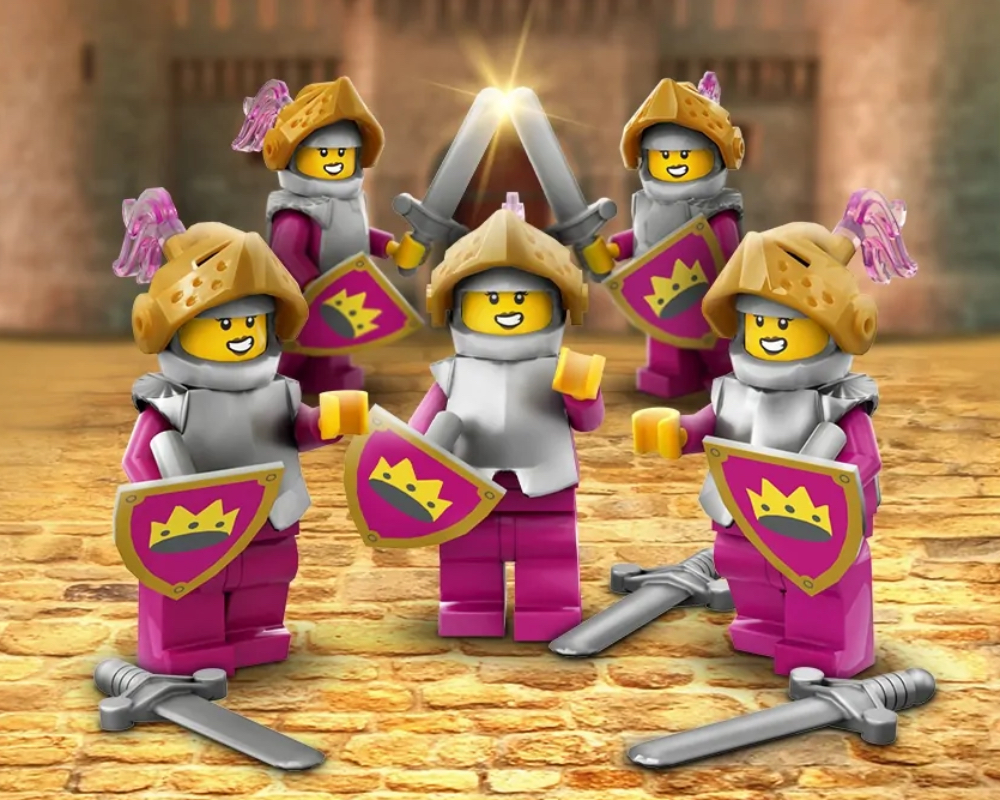 Lego 5 x Magenta Knights Bundle