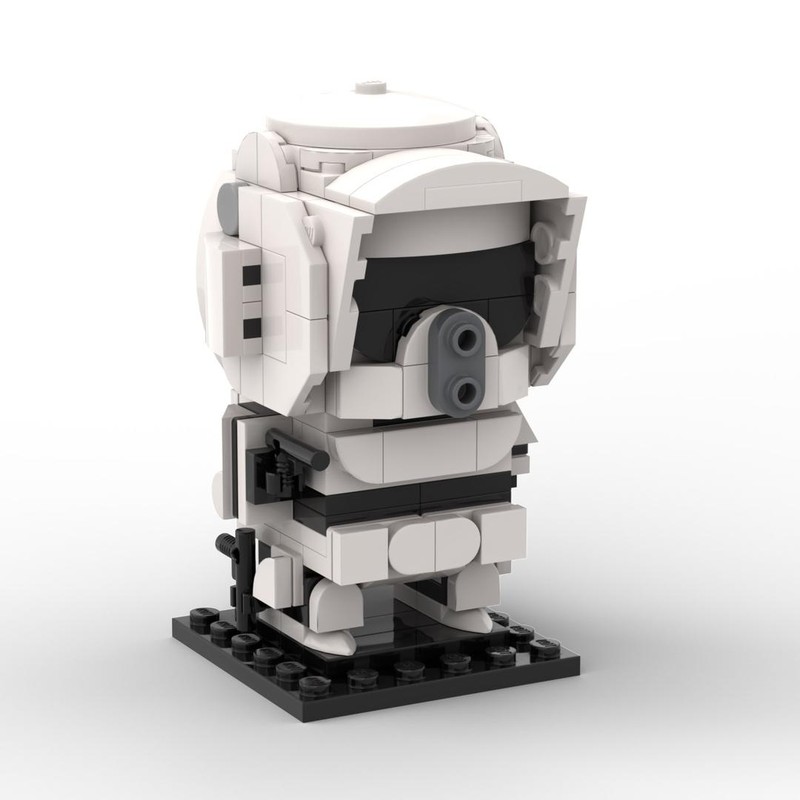 Lego The Mandalorian Scout Trooper Brickheadz